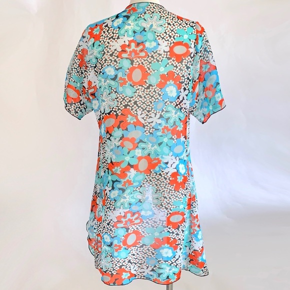 LuLaRoe Shirley Floral Kimono Duster Dress - Picture 11 of 11
